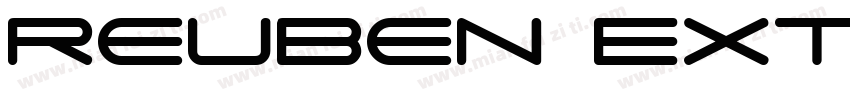 Reuben Extended字体转换